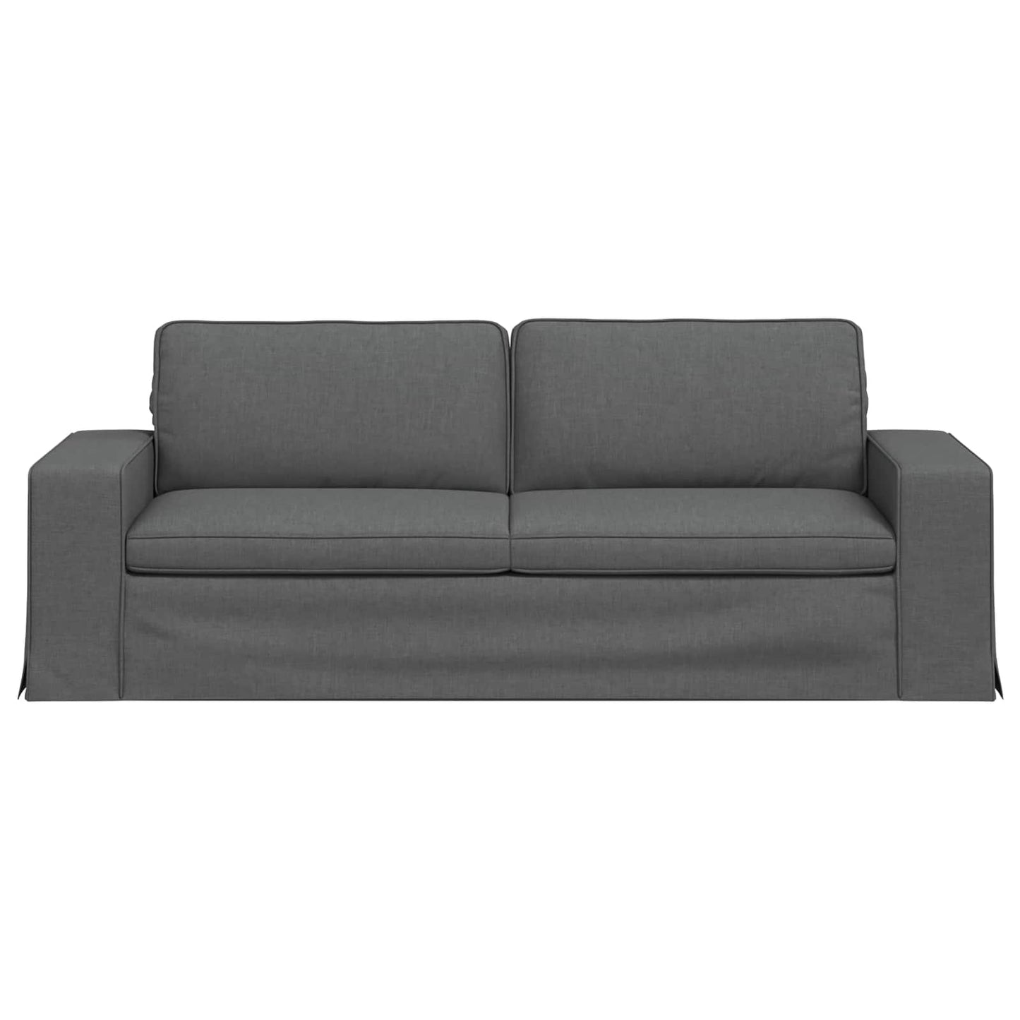 vidaXL Sofa Dunkelgrau 222 x 80 x 82 cm Stoff