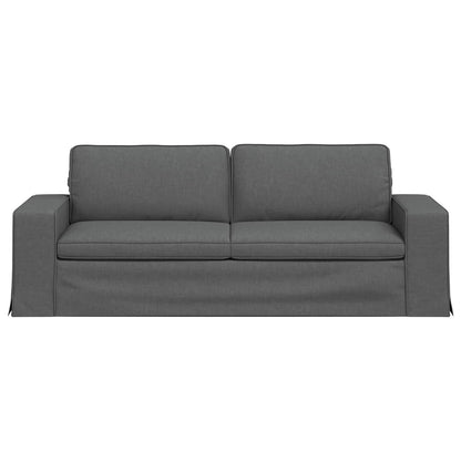 vidaXL Sofa Dunkelgrau 222 x 80 x 82 cm Stoff