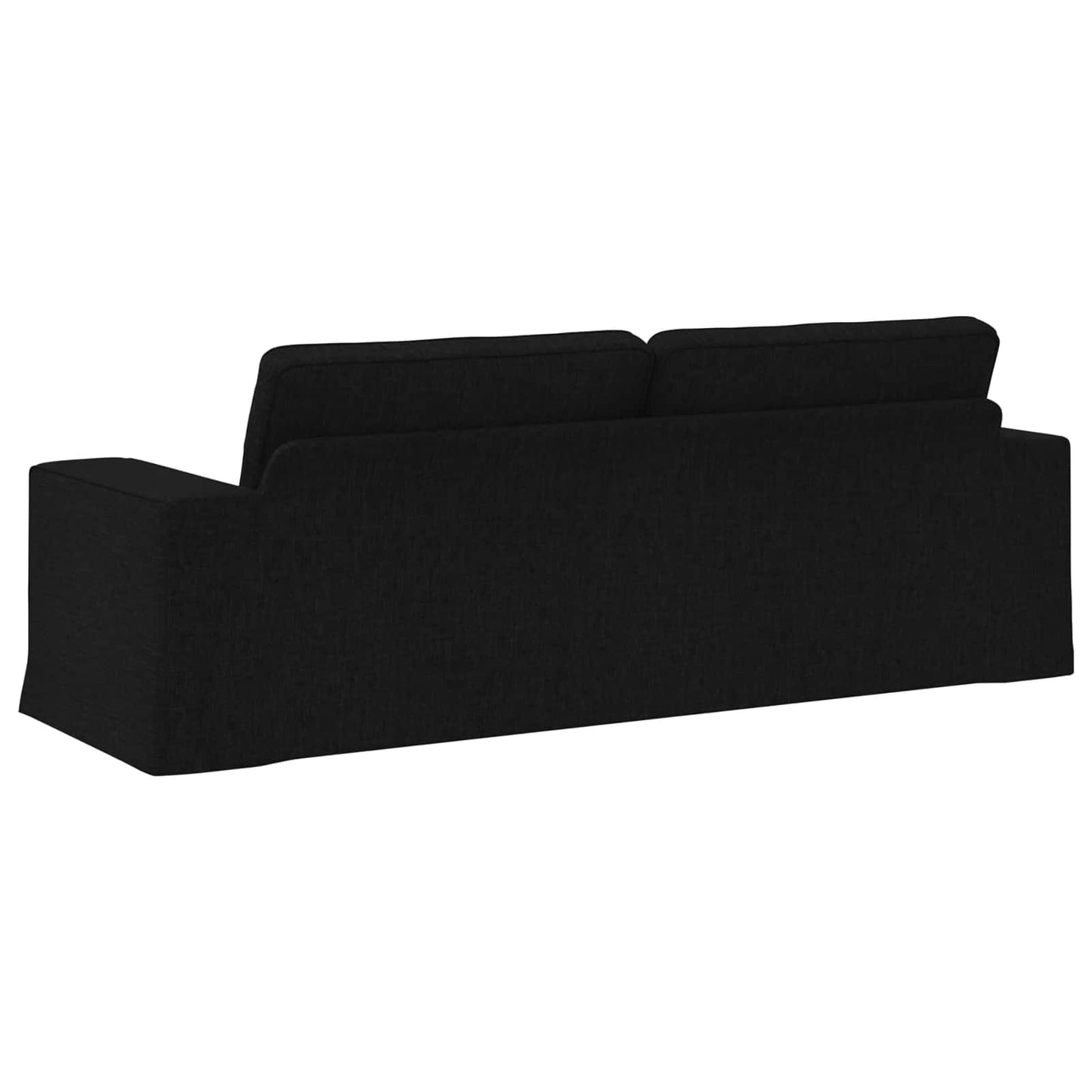 vidaXL Sofa Schwarz 222 x 80 x 82 cm Stoff
