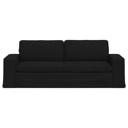 vidaXL Sofa Schwarz 222 x 80 x 82 cm Stoff