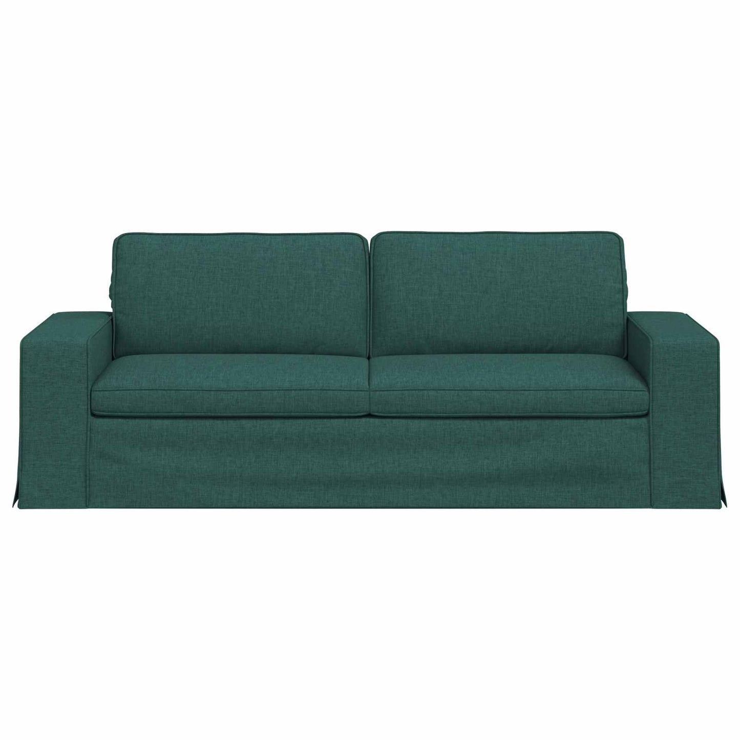 vidaXL Sofa Dunkelgrün 222 x 80 x 82 cm Stoff