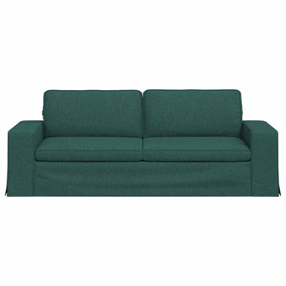 vidaXL Sofa Dunkelgrün 222 x 80 x 82 cm Stoff
