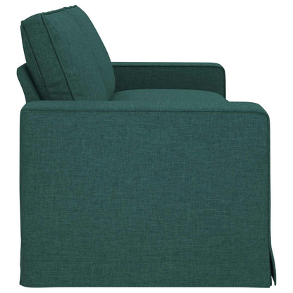 vidaXL Sofa Dunkelgrün 222 x 80 x 82 cm Stoff