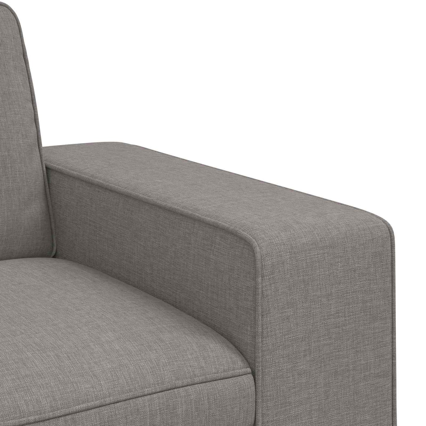 vidaXL Sofa Taupe 222 x 80 x 82 cm Stoff