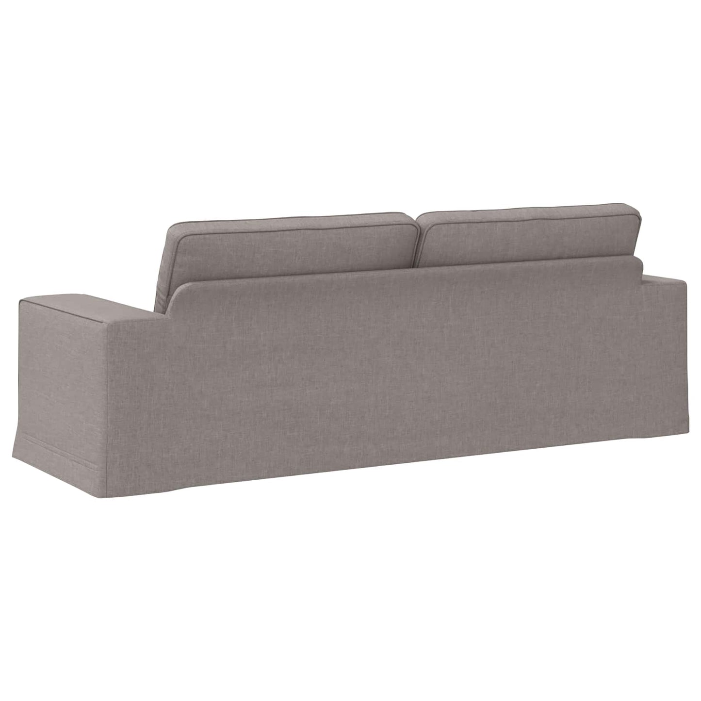 vidaXL Sofa Taupe 222 x 80 x 82 cm Stoff