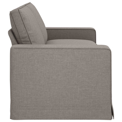 vidaXL Sofa Taupe 222 x 80 x 82 cm Stoff