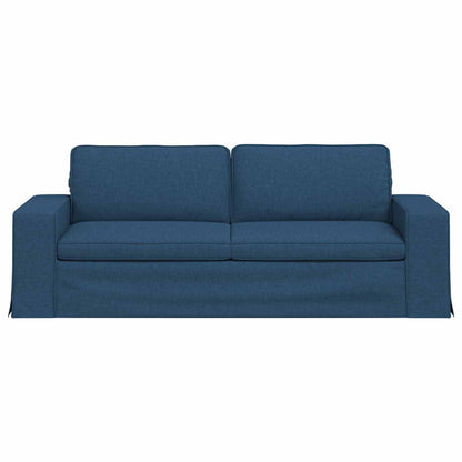 vidaXL Sofa Blau 222 x 80 x 82 cm Stoff