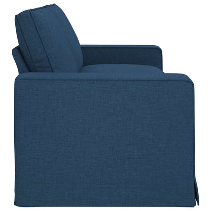 vidaXL Sofa Blau 222 x 80 x 82 cm Stoff