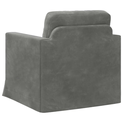vidaXL Sofa Dunkelgrau 78 x 78 x 80 cm Samt