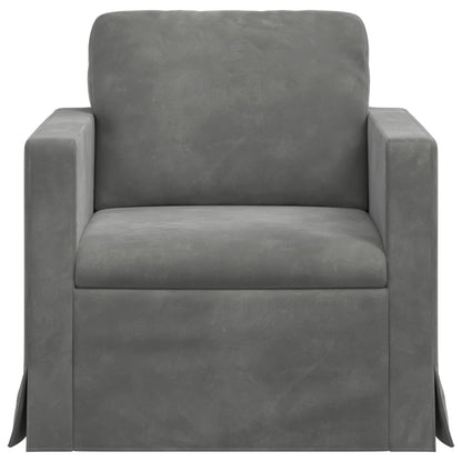 vidaXL Sofa Dunkelgrau 78 x 78 x 80 cm Samt