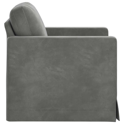 vidaXL Sofa Dunkelgrau 78 x 78 x 80 cm Samt