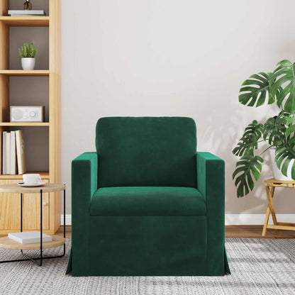vidaXL Sofa Dunkelgrün 78 x 78 x 80 cm Samt