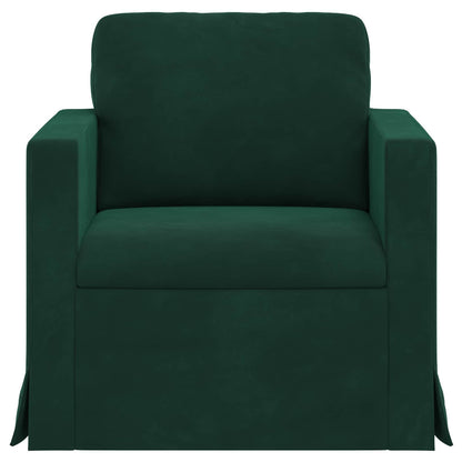 vidaXL Sofa Dunkelgrün 78 x 78 x 80 cm Samt