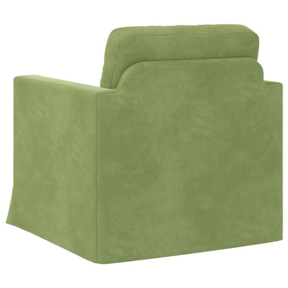vidaXL Sofa Hellgrün 78 x 78 x 80 cm Samt