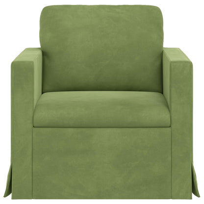 vidaXL Sofa Hellgrün 78 x 78 x 80 cm Samt