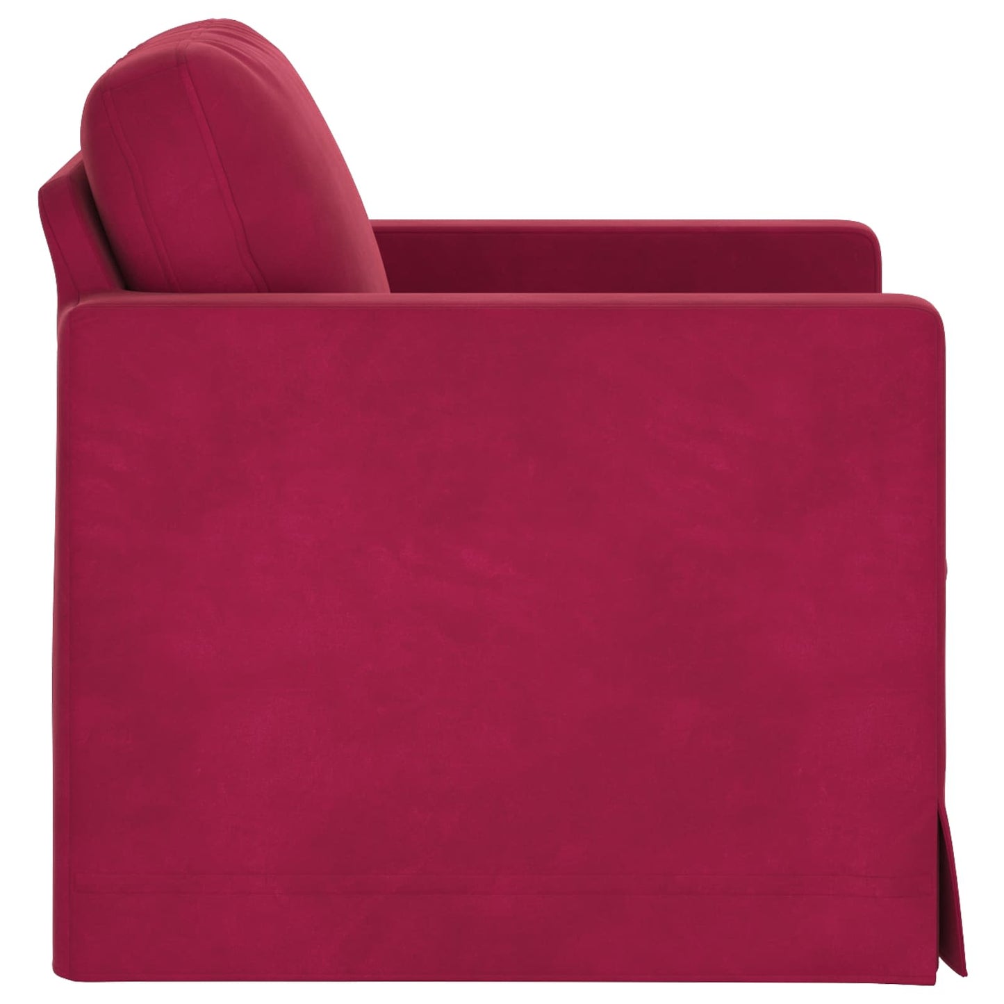 vidaXL Sofa Weinrot 78 x 78 x 80 cm Samt