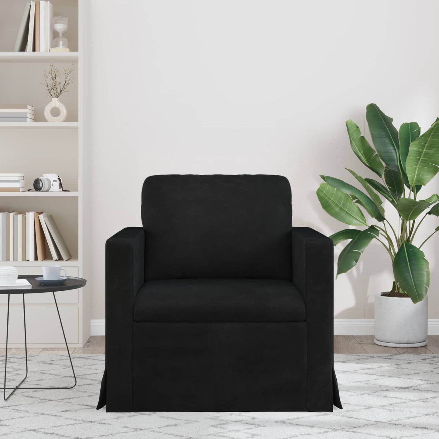 vidaXL Sofa Schwarz 78 x 78 x 80 cm Samt