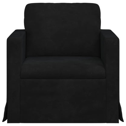 vidaXL Sofa Schwarz 78 x 78 x 80 cm Samt