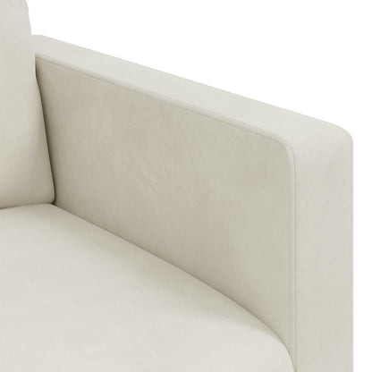 vidaXL Sofa Creme 78 x 78 x 80 cm Samt