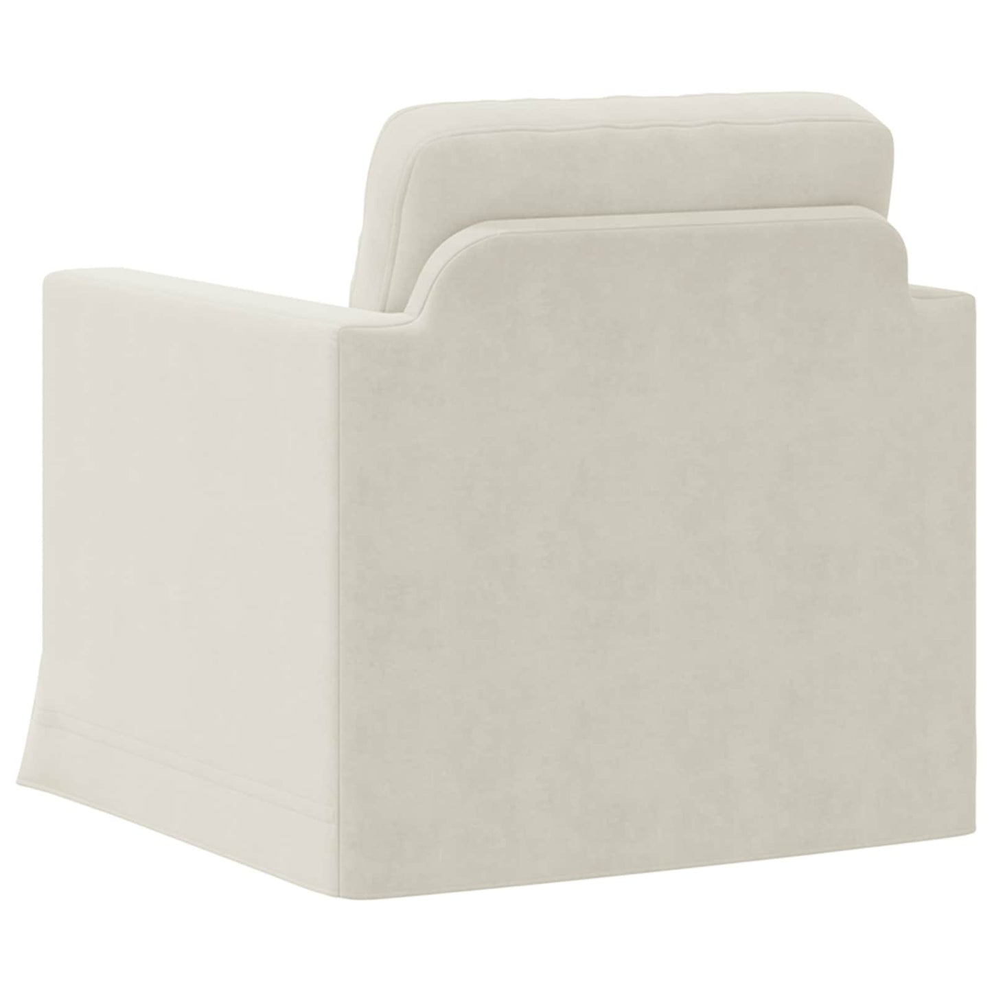 vidaXL Sofa Creme 78 x 78 x 80 cm Samt