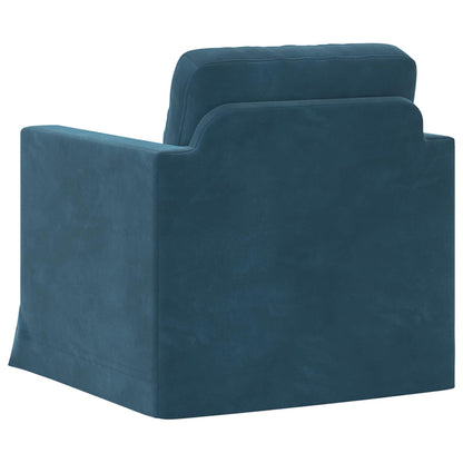 vidaXL Sofa Blau 78 x 78 x 80 cm Samt
