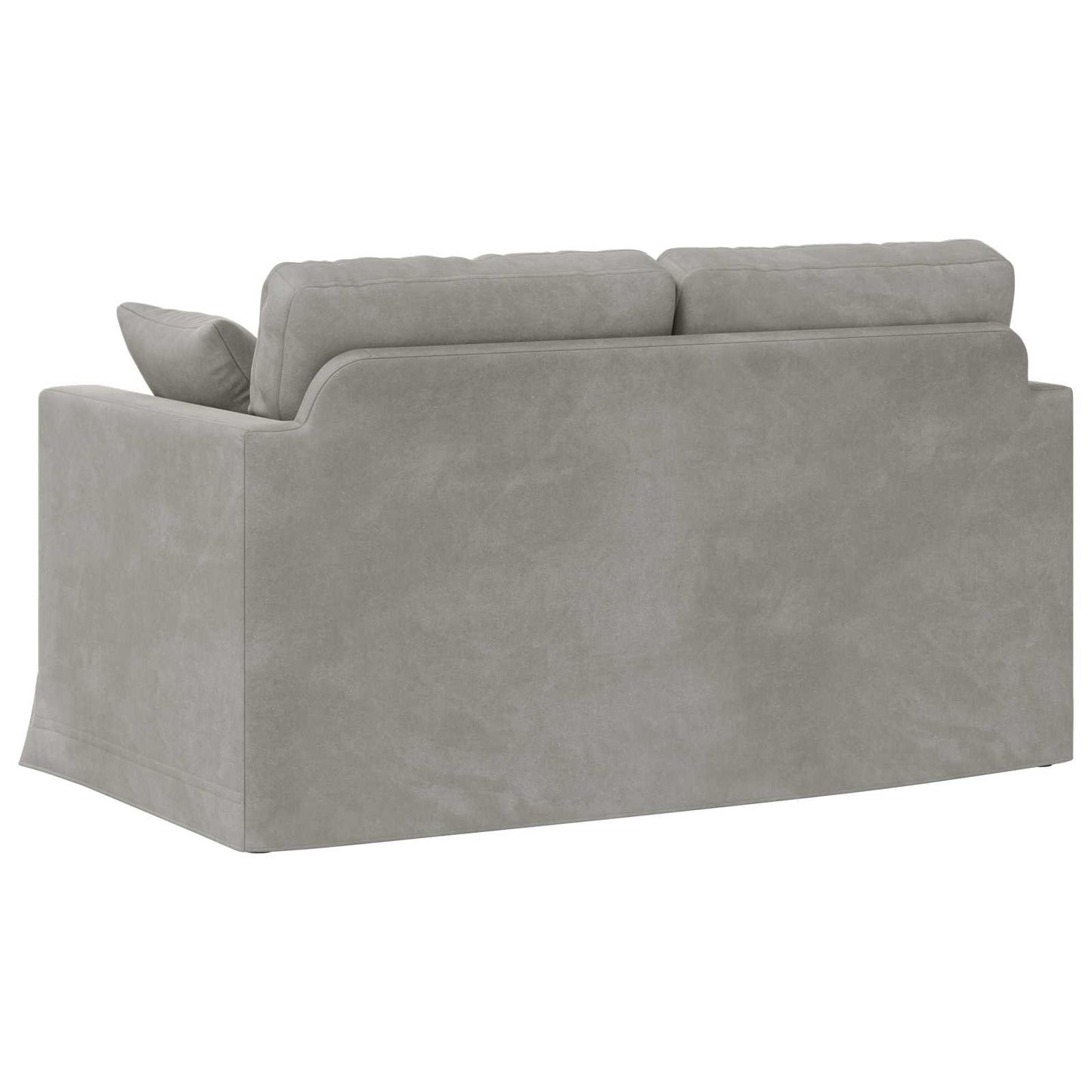 vidaXL Sofa Hellgrau 138 x 78 x 80 cm Samt