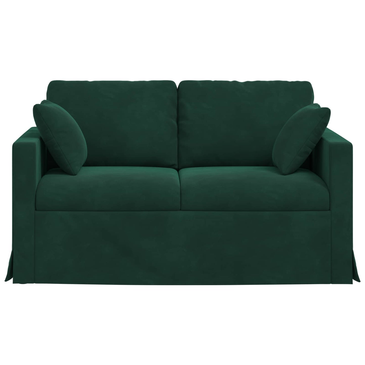 vidaXL Sofa Dunkelgrün 138 x 78 x 80 cm Samt