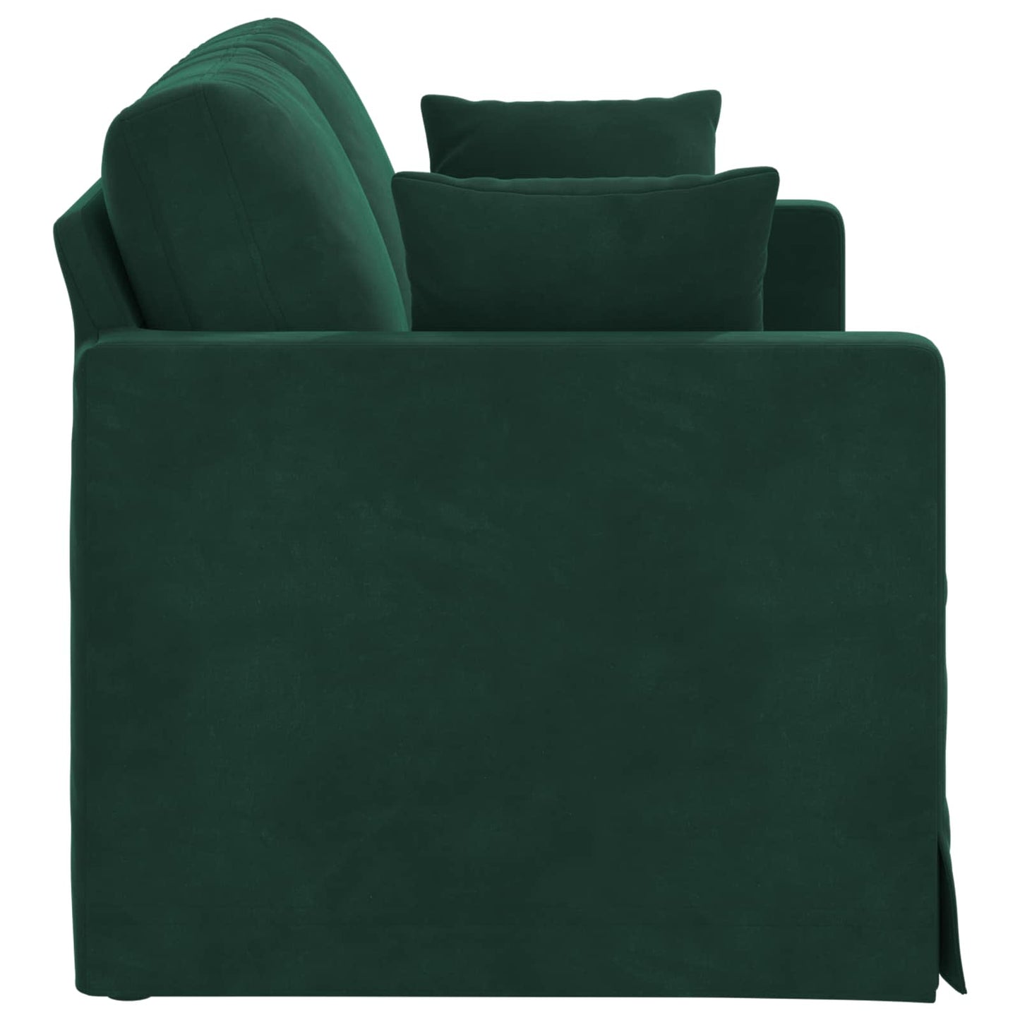 vidaXL Sofa Dunkelgrün 138 x 78 x 80 cm Samt
