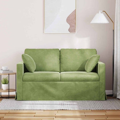 vidaXL Sofa Hellgrün 138 x 78 x 80 cm Samt