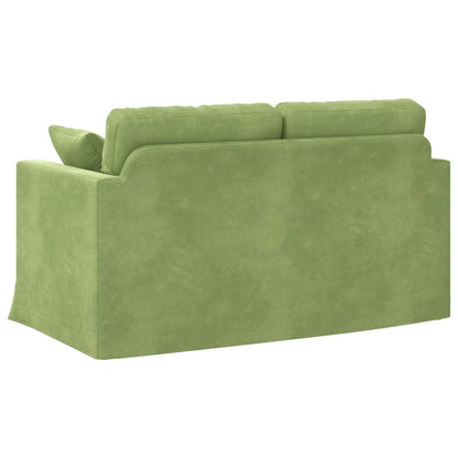 vidaXL Sofa Hellgrün 138 x 78 x 80 cm Samt