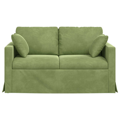 vidaXL Sofa Hellgrün 138 x 78 x 80 cm Samt