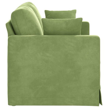 vidaXL Sofa Hellgrün 138 x 78 x 80 cm Samt