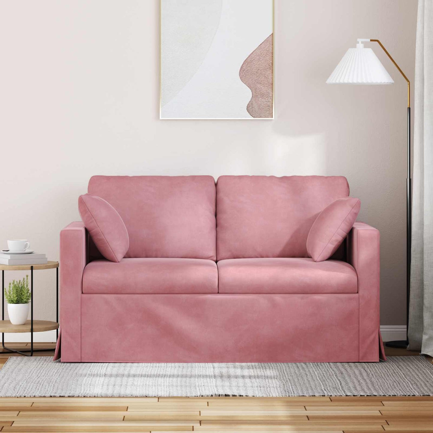 vidaXL Sofa Rosa 138 x 78 x 80 cm Samt