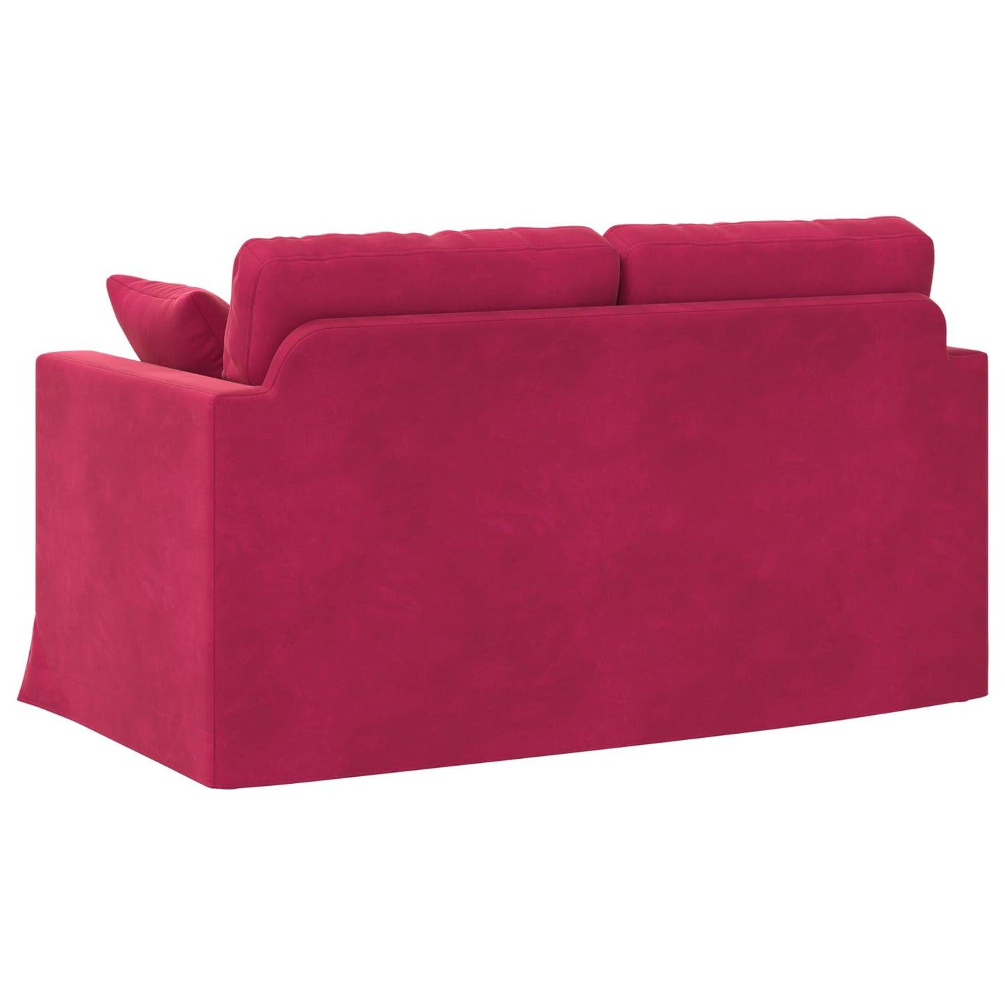 vidaXL Sofa Weinrot 138 x 78 x 80 cm Samt