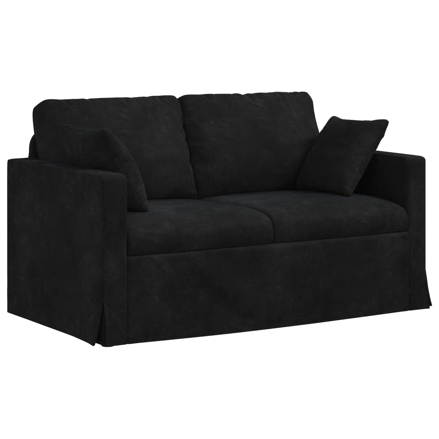 Sofa Schwarz 138 x 78 x 80 cm Samt