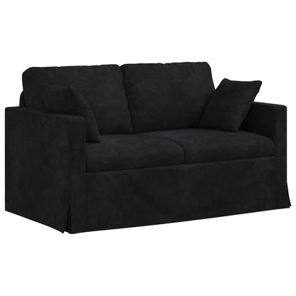 Sofa Schwarz 138 x 78 x 80 cm Samt