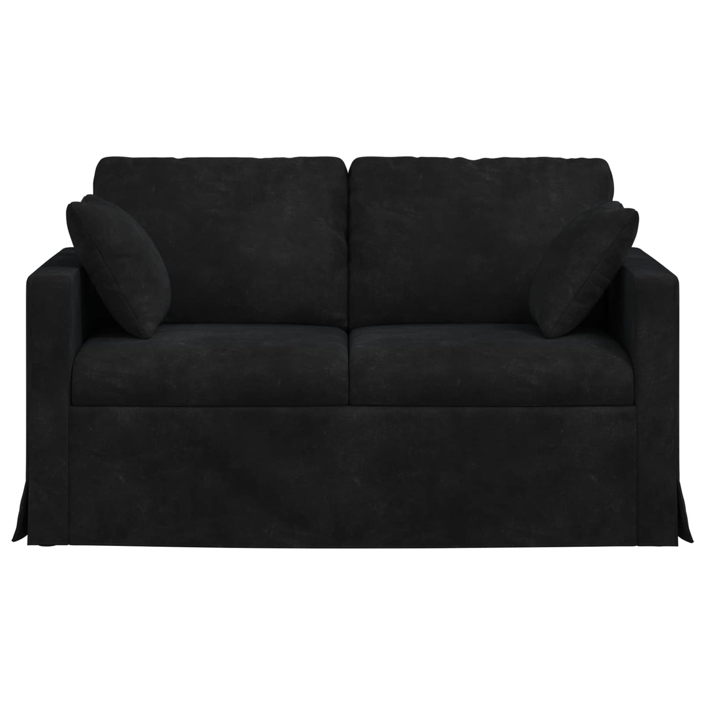 Sofa Schwarz 138 x 78 x 80 cm Samt
