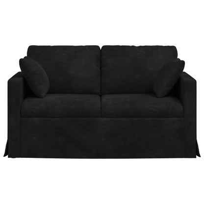 Sofa Schwarz 138 x 78 x 80 cm Samt