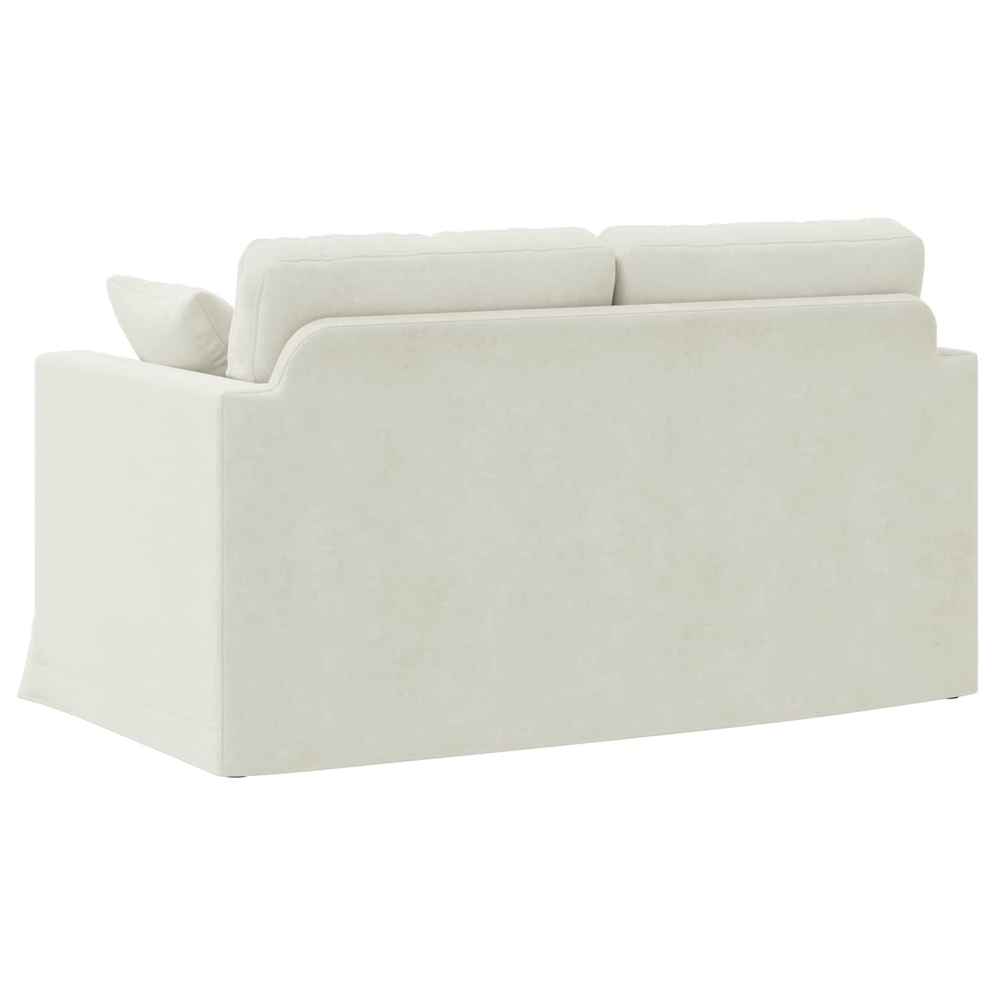 vidaXL Sofa Creme 138 x 78 x 80 cm Samt