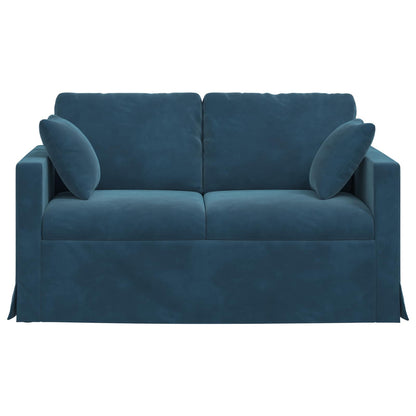 vidaXL Sofa Blau 138 x 78 x 80 cm Samt