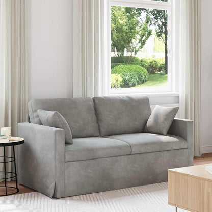 vidaXL Sofa Hellgrau 158 x 78 x 80 cm Samt
