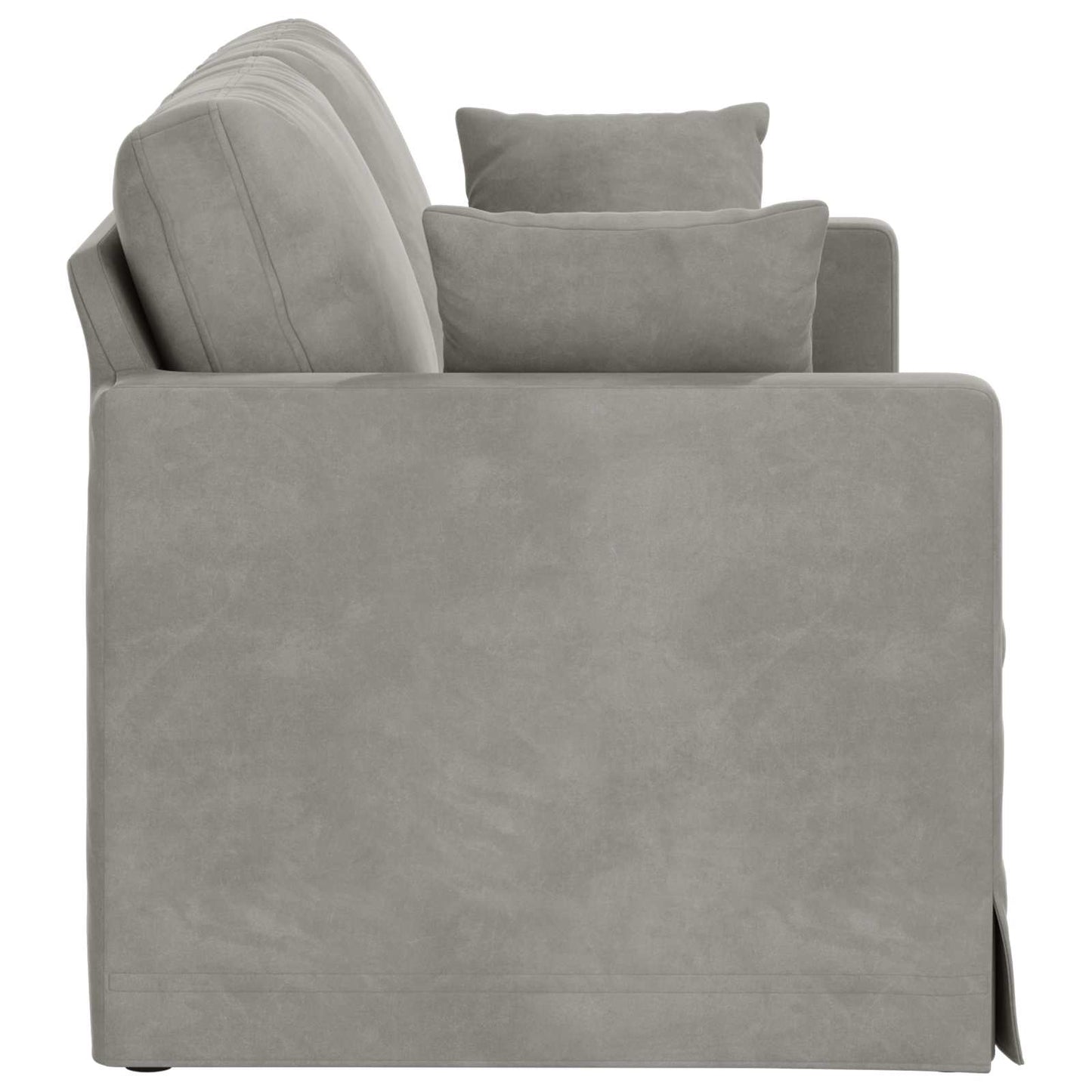 vidaXL Sofa Hellgrau 158 x 78 x 80 cm Samt