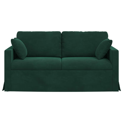 vidaXL Sofa Dunkelgrün 158 x 78 x 80 cm Samt