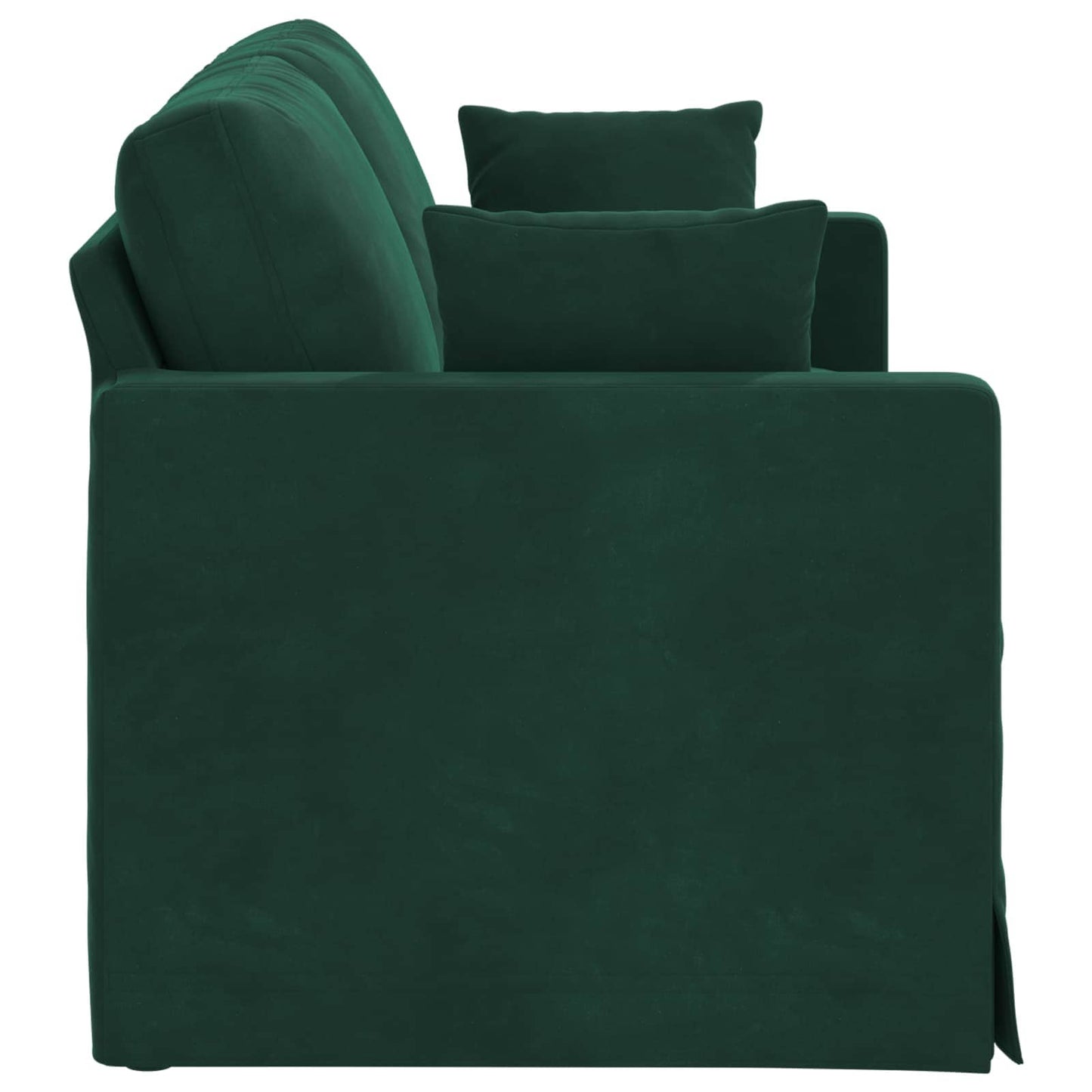 vidaXL Sofa Dunkelgrün 158 x 78 x 80 cm Samt