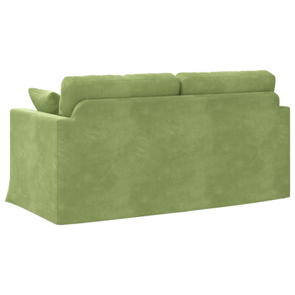 vidaXL Sofa Hellgrün 158 x 78 x 80 cm Samt