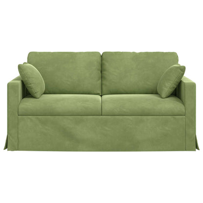 vidaXL Sofa Hellgrün 158 x 78 x 80 cm Samt