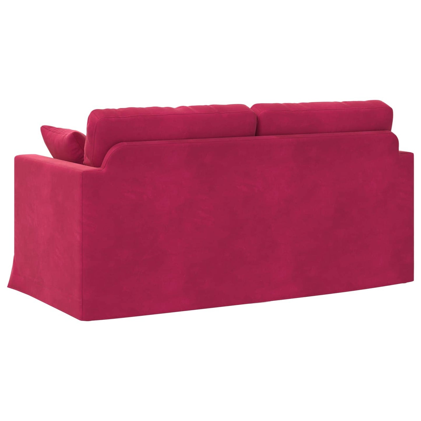 Sofa Weinrot 158 x 78 x 80 cm Samt