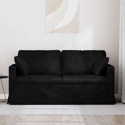 vidaXL Sofa Schwarz 158 x 78 x 80 cm Samt