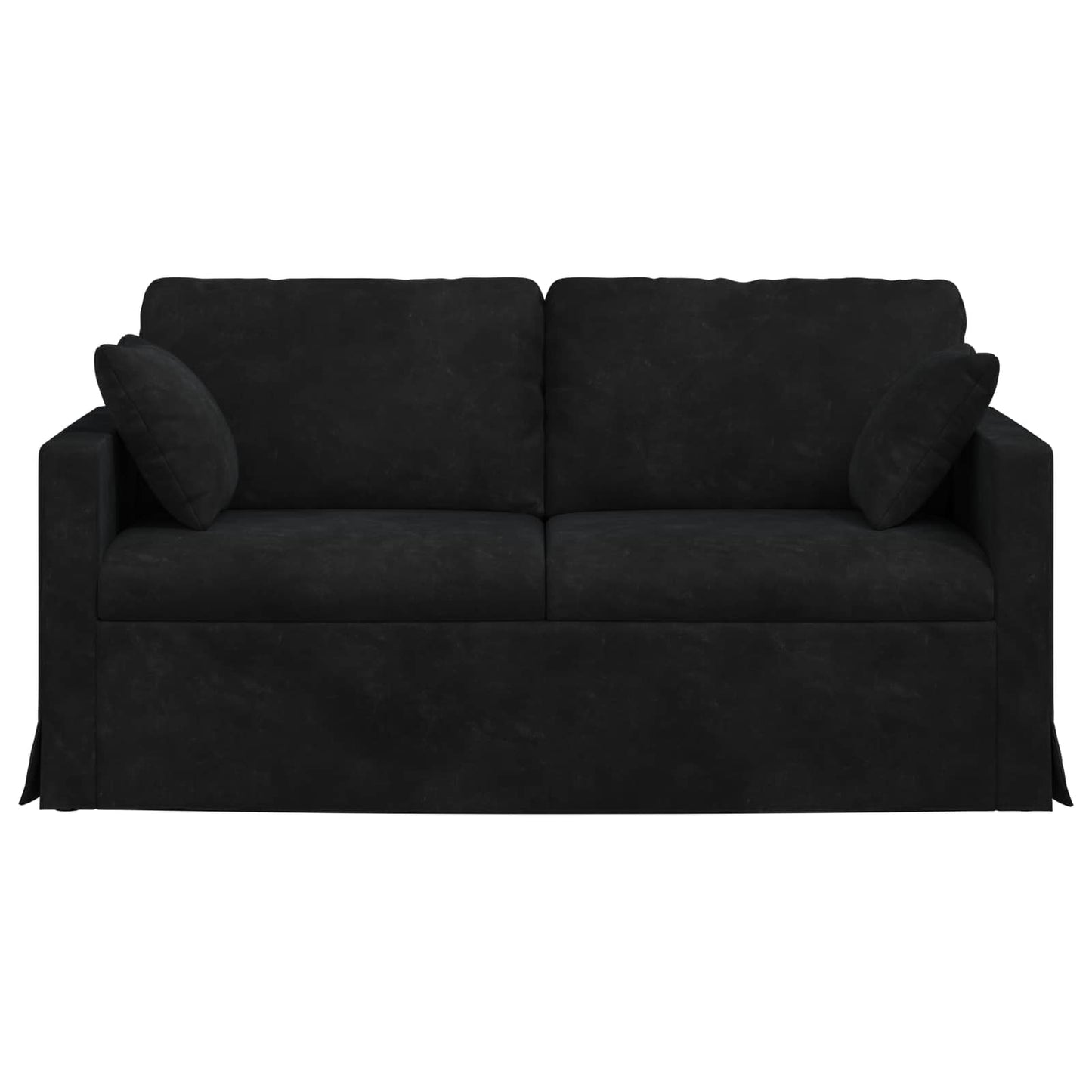 vidaXL Sofa Schwarz 158 x 78 x 80 cm Samt