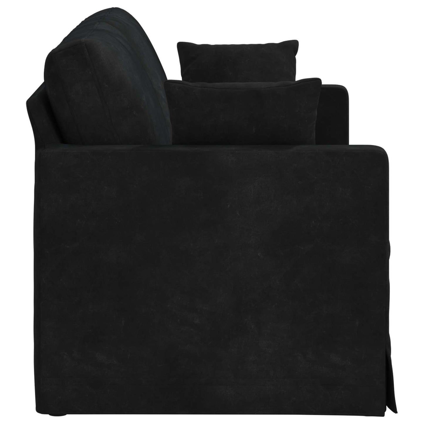 vidaXL Sofa Schwarz 158 x 78 x 80 cm Samt